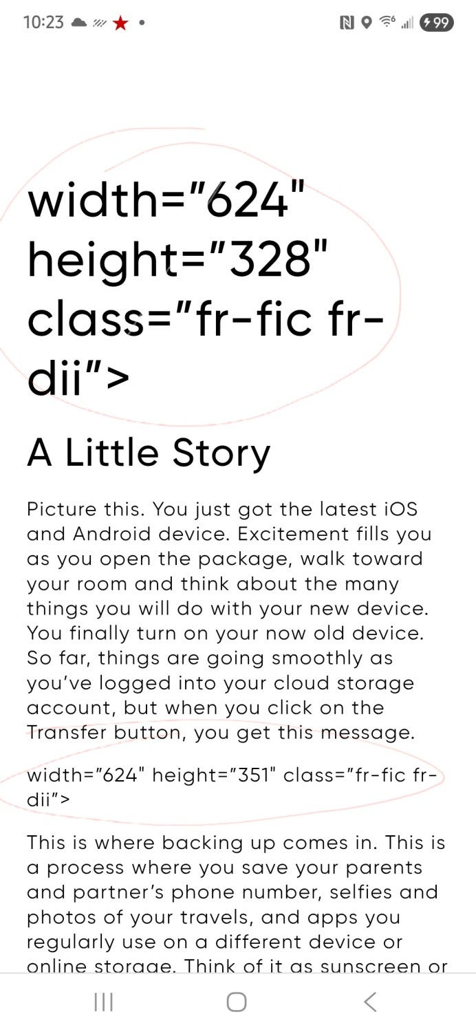 Article content Article content