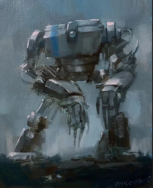 Jamie Jardine - robot painting Jamie Jardine - robot painting