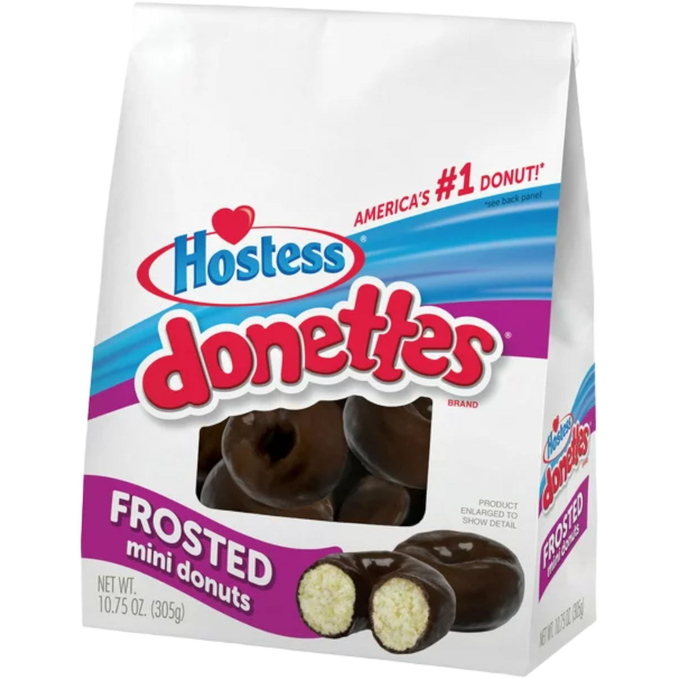Hostess Chocolate Frosted Donettes Bag - 10.75oz (305g) – Poppin Candy