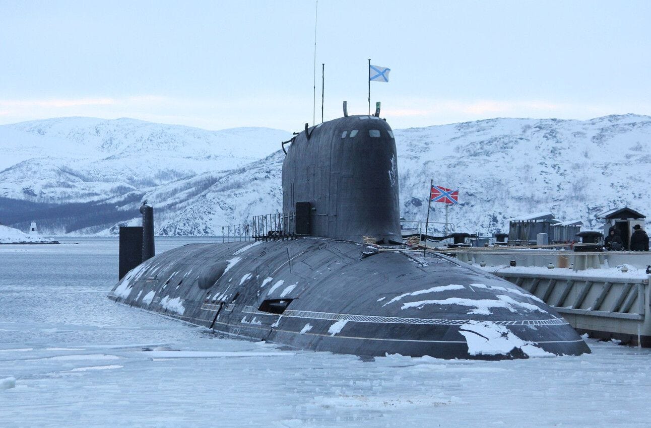 Russian submarine Severodvinsk. Photo via Russian Defense Ministry. Russian submarine Severodvinsk. Photo via Russian Defense Ministry.