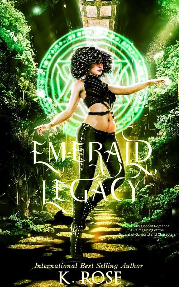 Book cover text: Emerald Legacy
