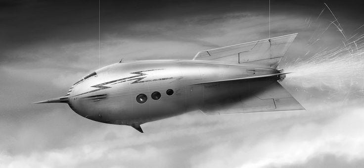 Retro Rocketship