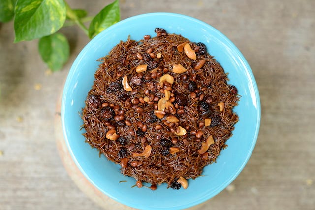 Parsi Sagan ni Sev (Sweet Vermicelli)