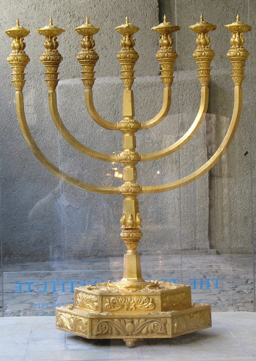 7-branched menorah (lampstand) - a symbol of Christ's church 7-branched menorah (lampstand) - a symbol of Christ's church