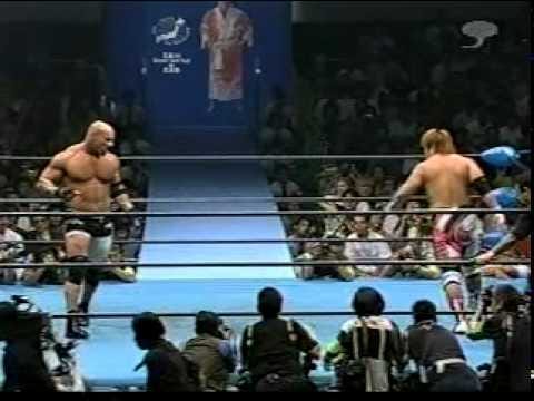 Picture of Satoshi Kojima vs. Goldberg (AJPW, 08/30/02)
