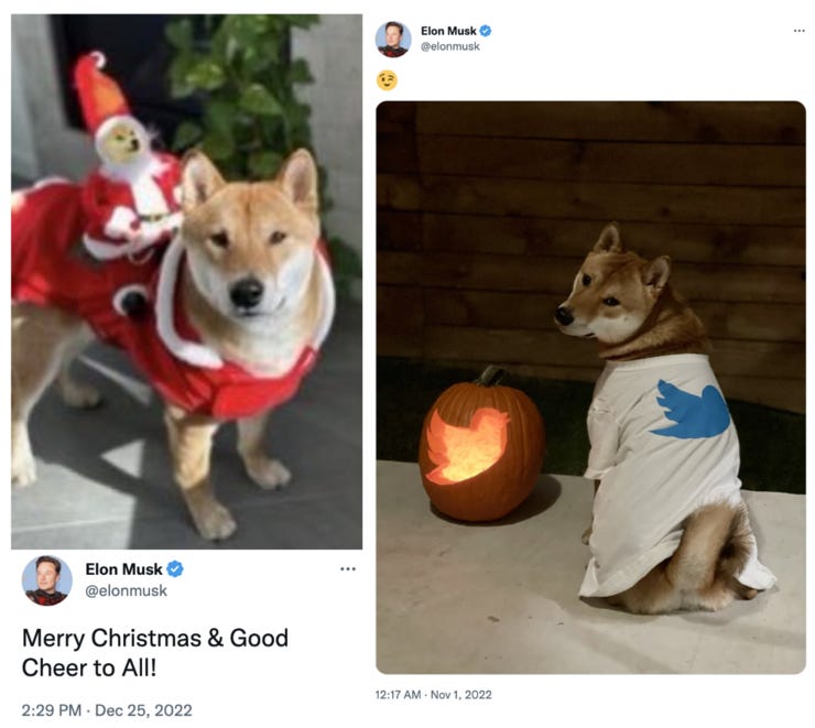 Elon's holiday hi-jinx were a good reminder that he has big plans for Doge