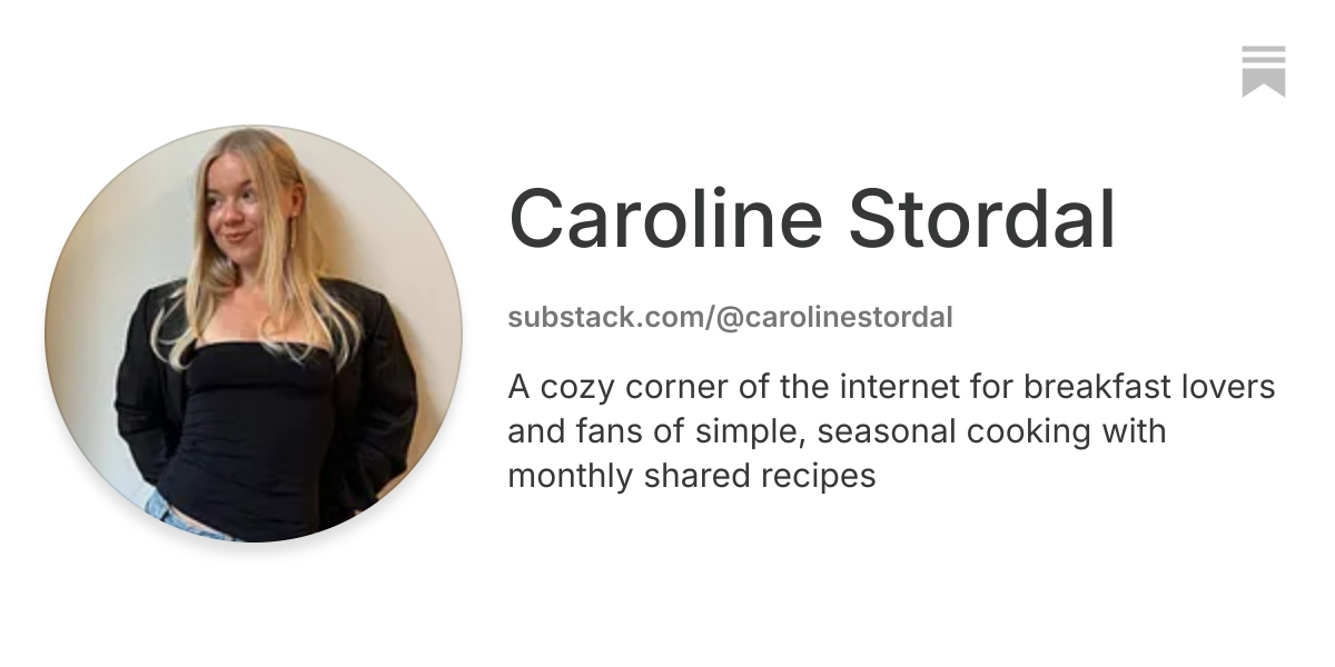 Caroline Stordal | Substack