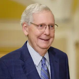 WASHINGTON, DC - NOVEMBER 13: Outgoing U.S. Senate Minority Leader Mitch McConnell (R-KY) arrives for the Senate Republican leadership elections at the U.S. Capitol on November 13, 2024 in Washington, DC. The Senate Republicans elected Sen. John Thune (R-SD) as Majority Leader, Sen. John Barrasso (R-WY) as Assistant Majority Leader, Sen. Tom Cotton (R-AR) as Republican Conference Chair, Sen. Shelley Moore Capito (R-WV) as Republican Policy Committee Chair, Sen. James Lankford as Republican Conference Vice Chair and Sen. Tim Scott (R-FL) as National Republican Senatorial Committee Chair for the 119th Congress.  (Photo by Kevin Dietsch/Getty Images)