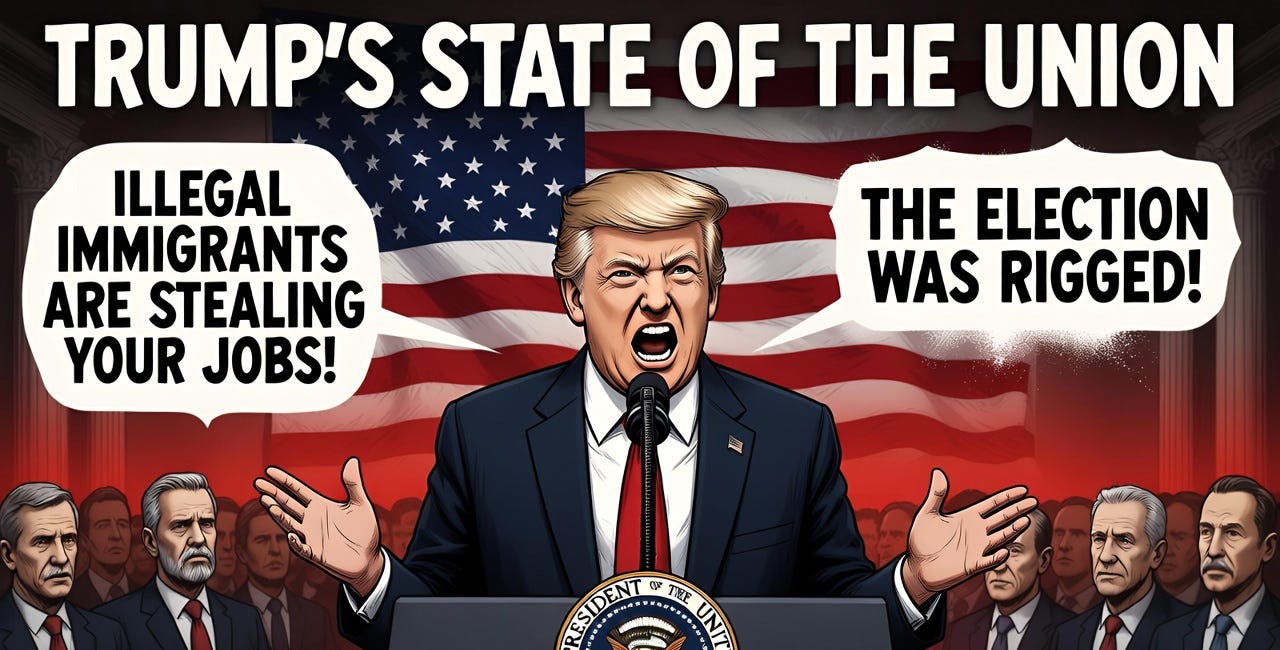 Pre-Bunking Trump's SOTU Gaslighting of America