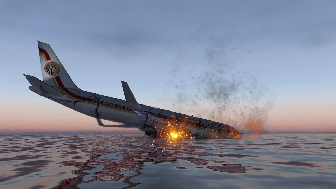 Egyptair Flight 990 Wreckage