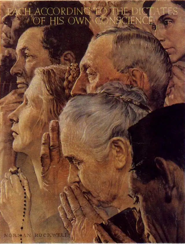 Norman Rockwell's Four Freedoms Series