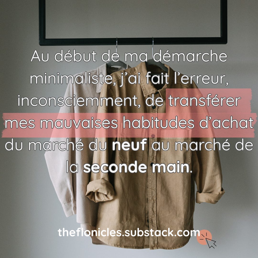 Cette année, essayons d'acheter moins et mieux plutôt que de ne rien acheter (de neuf) !