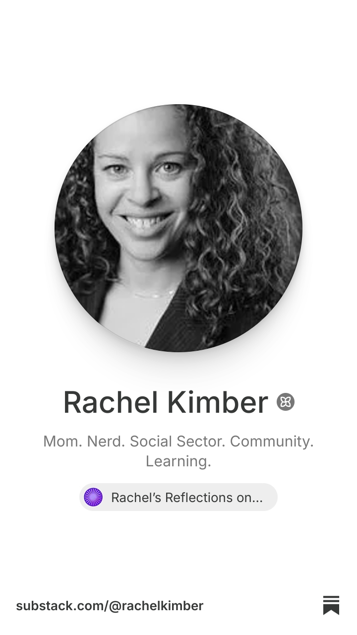 Rachel Kimber | Substack