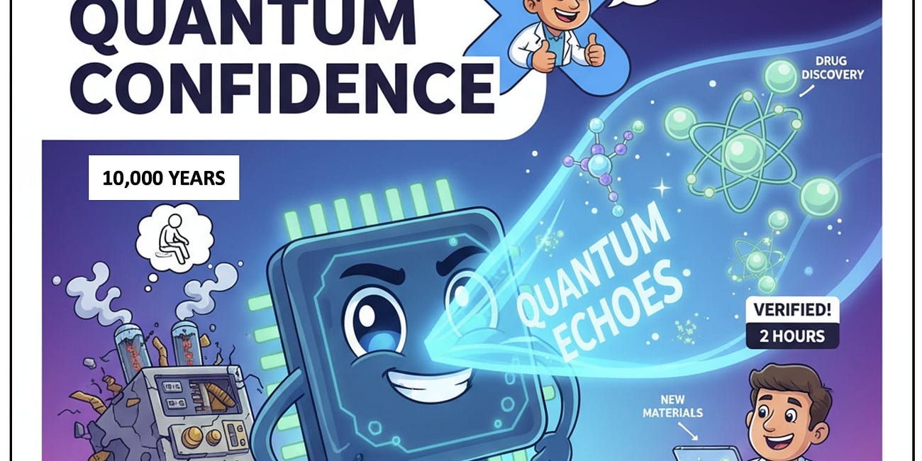 The Dawn of Quantum Confidence: How Google's "Quantum Echoes" Ends the "Just Trust Us" Era.