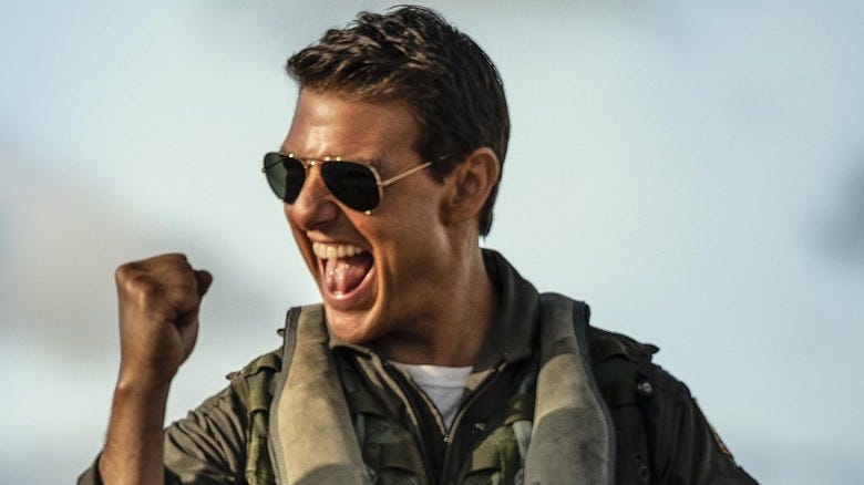 Tom Cruise in Top Gun: Maverick