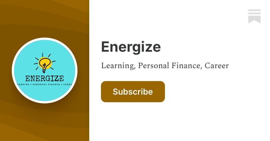 Energize | Karthik Prasad | Substack