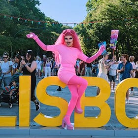 Lisbon Pride March on Avenida da Liberdade
