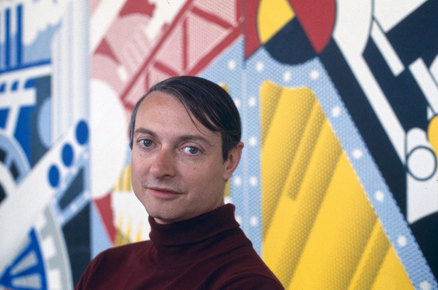 Roy Lichtenstein, painter 1969 Roy Lichtenstein, painter 1969