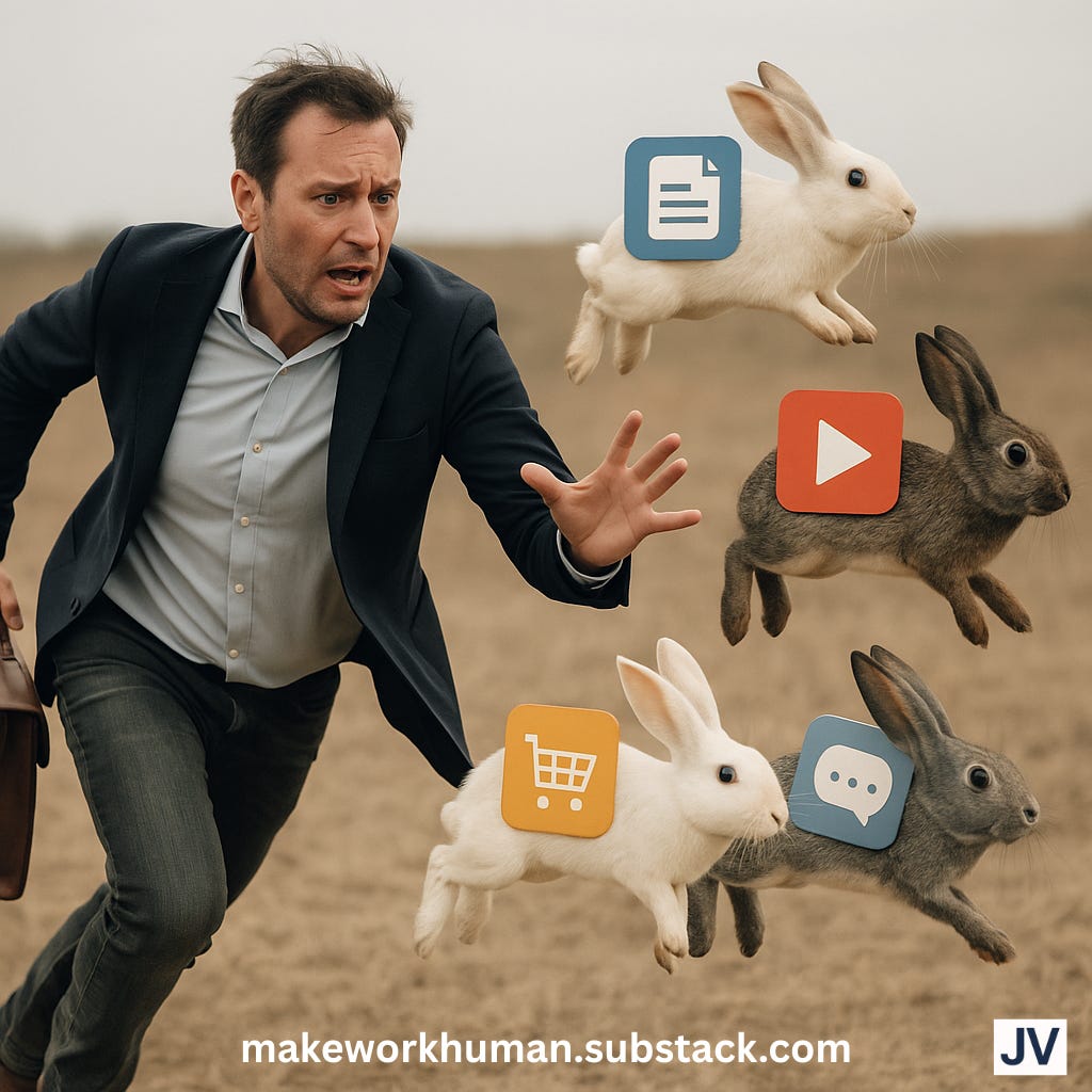 The Subtraction Principle. Stop chasing many rabbits. The Subtraction Principle. Stop chasing many rabbits.