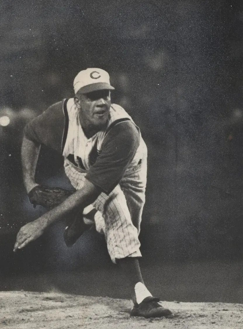 Joe Nuxhall pitches circa mid 1960s. Joe Nuxhall pitches circa mid 1960s.