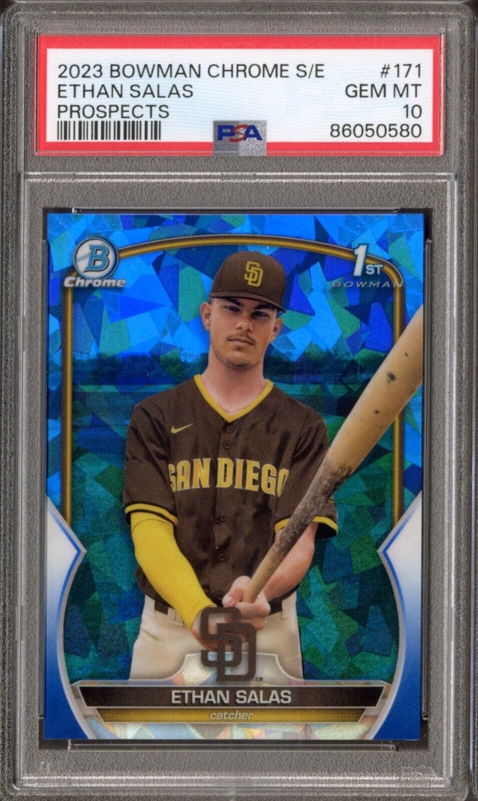 2023 Bowman Chrome Sapphire  #BDC-171 Ethan Salas