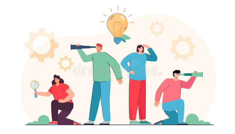 Exploring New Ideas Stock Illustrations – 26 Exploring New Ideas Stock ...