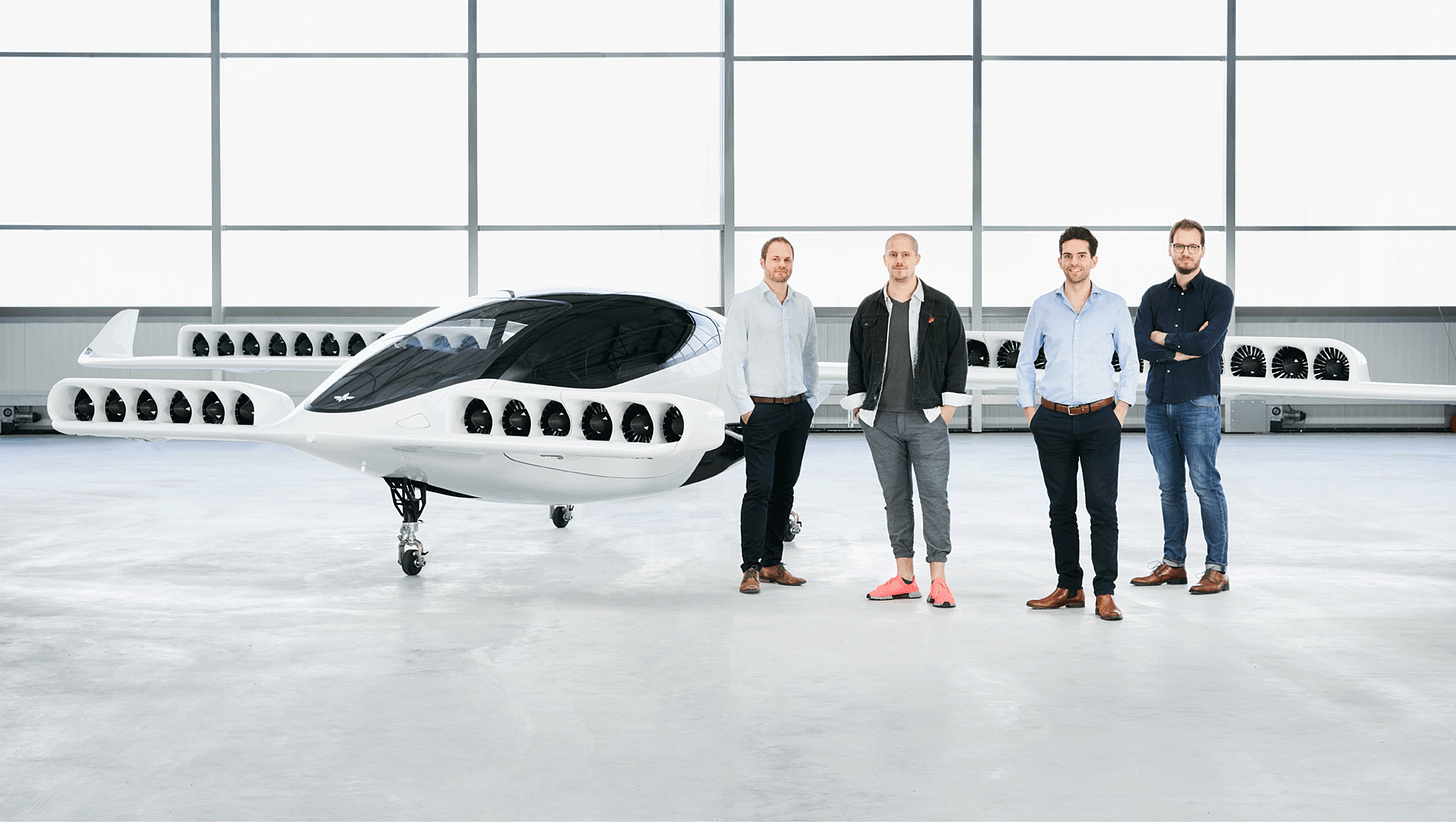 Lilium unveils five-seater air taxi prototype after a successful maiden  flight for its latest jet | TechCrunch