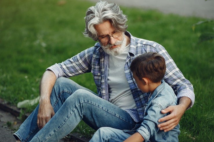 Old man and child Images - Free Download on Freepik
