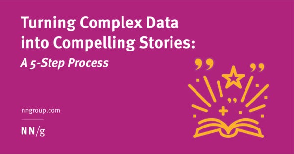 Turning Complex Data into Compelling Stories: A 5-Step Process Turning Complex Data into Compelling Stories: A 5-Step Process