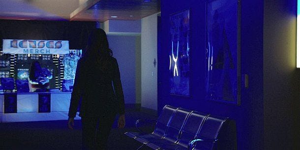 Geri in a dark light place at Dallas State Fair on Walker set. Geri in a dark light place at Dallas State Fair on Walker set.