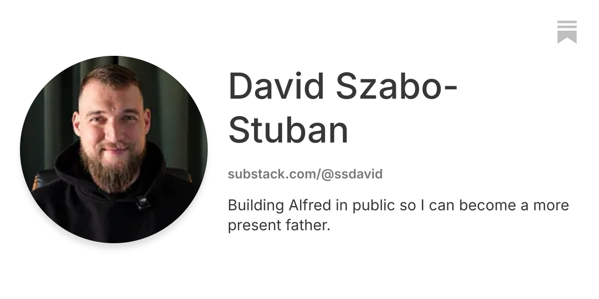 David Szabo-Stuban | Substack