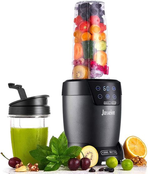 Blender Smoothie Blender Blender for Shakes and Smoothies 1200W Digital ...