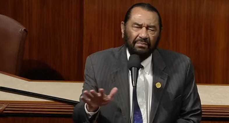 Rep. Al Green Takes To The House Floor And Delivers A Warning To Trump
