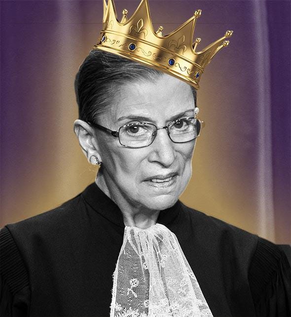 Notorious R.B.G. history: The origins and meaning of Ruth Bader Ginsburg's badass Internet meme. Notorious R.B.G. history: The origins and meaning of Ruth Bader Ginsburg's badass Internet meme.