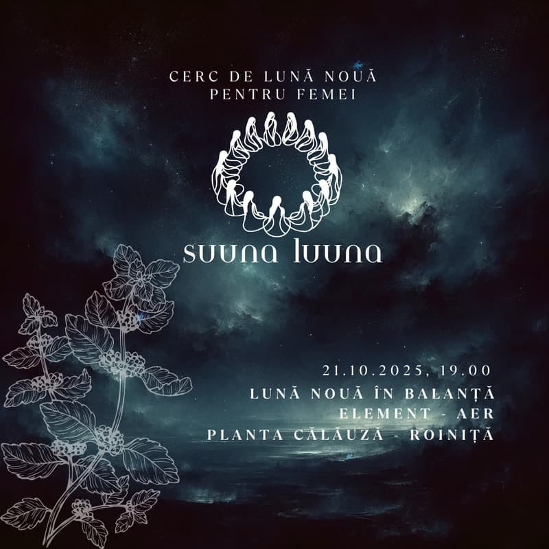 Cover Image for Cerc de lună nouă pentru femei - SUUNA LUUNA (octombrie)