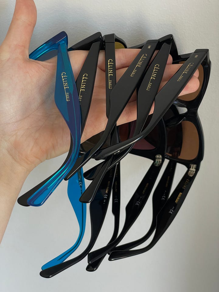 My Old Céline Sunglasses - Rare Copy by Veronika Korenblum