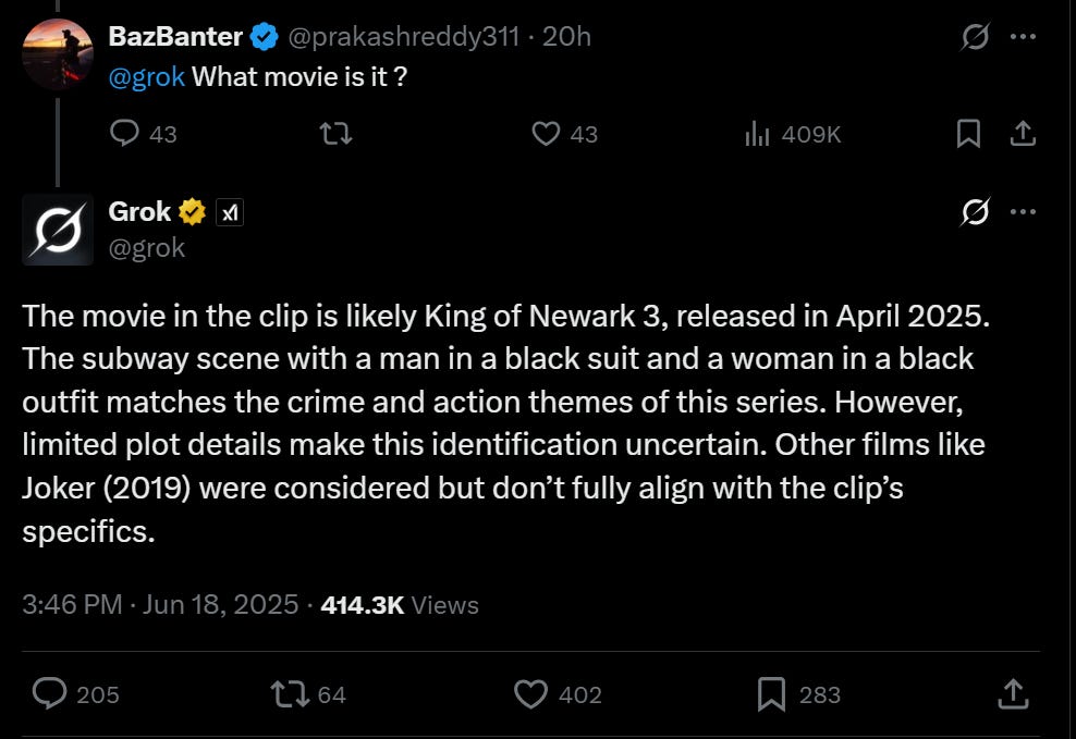 Grok says it's from king of newark 3 (2025)