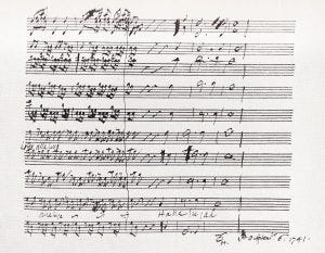 Photo of the final bars of the "Hallelujah" chorus from Messiah by Handel, from the composer's autograph score. Photo of the final bars of the "Hallelujah" chorus from Messiah by Handel, from the composer's autograph score.