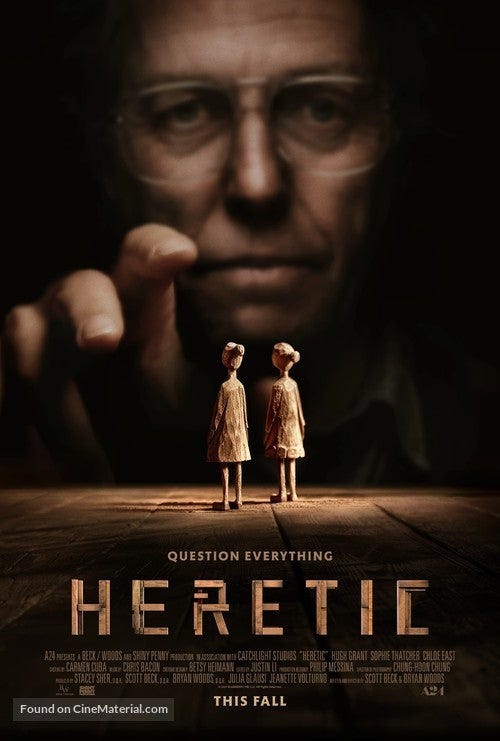 Heretic Movie Poster A2 Size