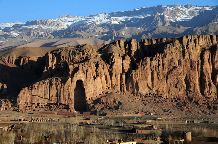 The Buddhas of Bamiyan (Bamiyan Valley in Northwest Afghanistan)