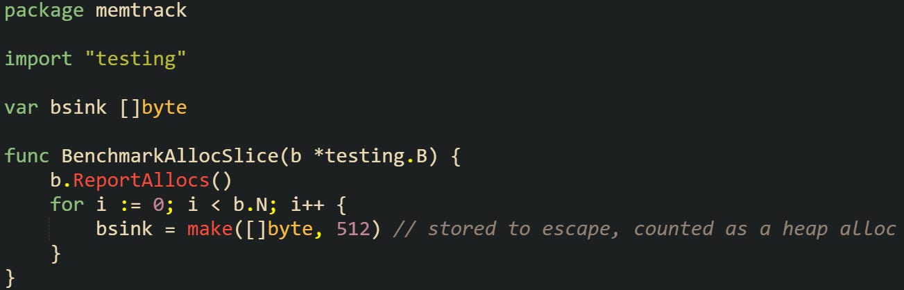 Go Testing Benchmarks and How They Are Measured