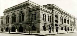 THE LAST DAYS OF THE CITY AUDITORIUM - Houston's entertainment showplace  for decades, the City Auditorium, located at the intersection of Texas and  Louisiana Streets, opened on November 1, 1910. Touted as