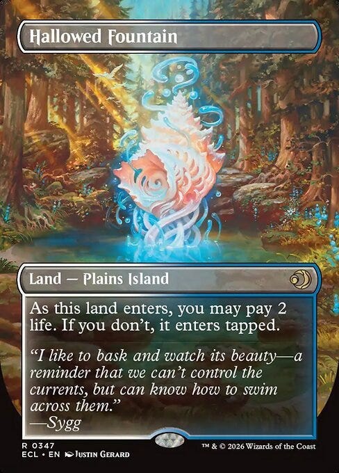 Hallowed Fountain // Hallowed Fountain (Lorwyn Eclipsed #347)