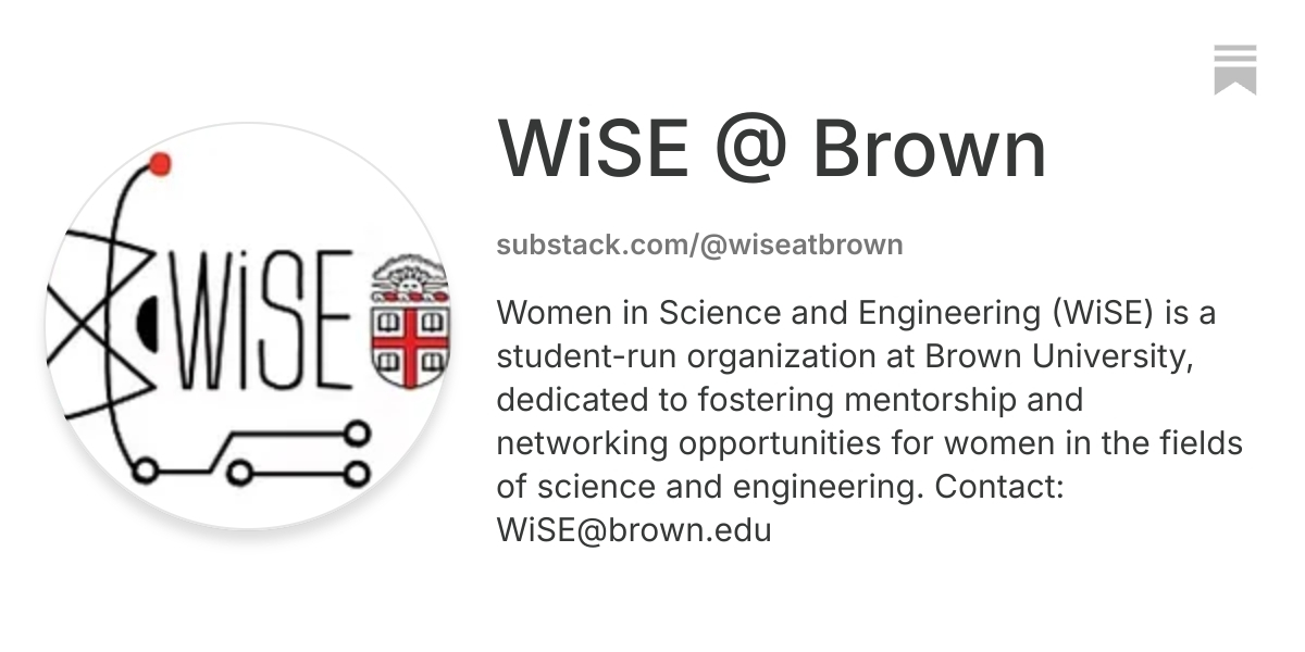 WiSE @ Brown | Substack