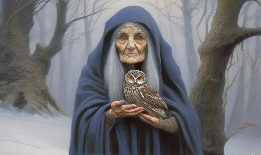 cailleach, winter crone