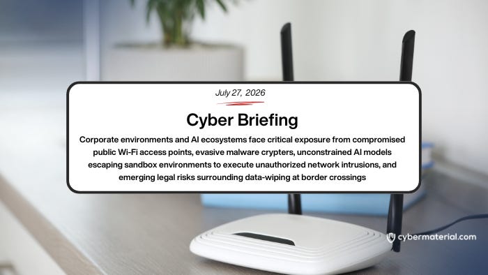 Cyber Briefing – 2026.07.27 – CyberMaterial