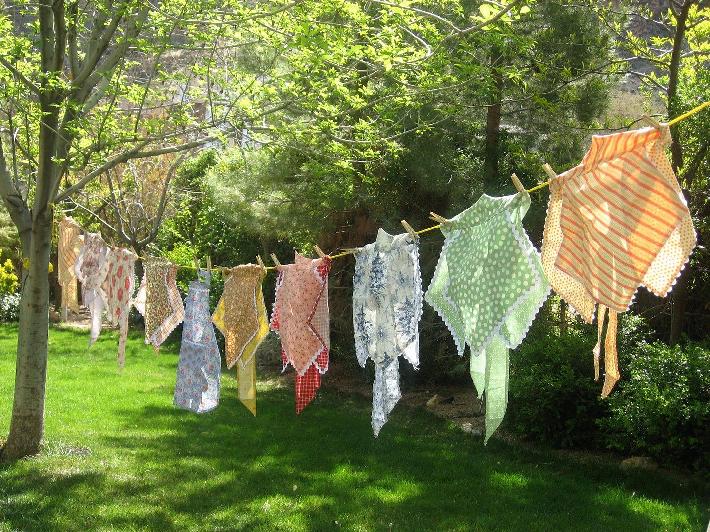 Clothes line, Laundry clothesline, Vintage laundry Clothes line, Laundry clothesline, Vintage laundry