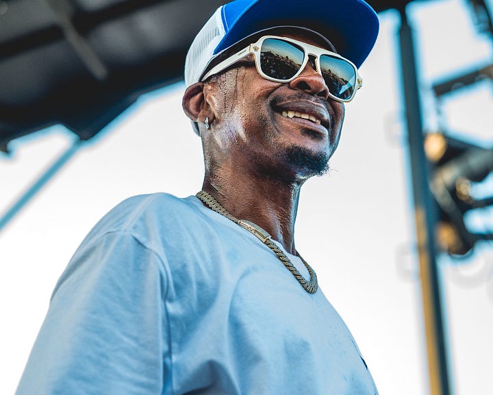 Select images from Mr Vegas' performance at Reggae in the Park festival 2025