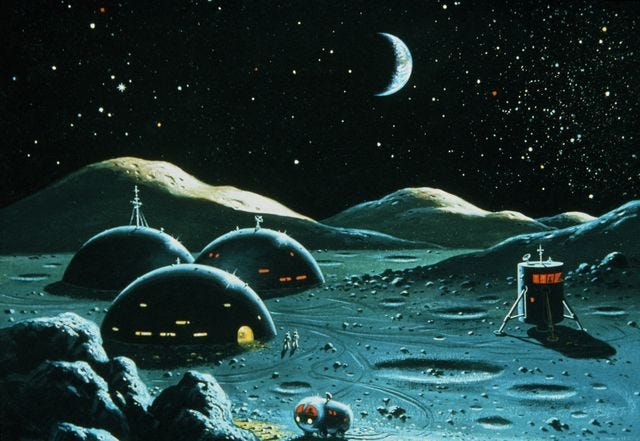 Astronomical object, Outer space, Universe, Space, Moon, Night, Illustration, Sky, Atmosphere, Midnight, 