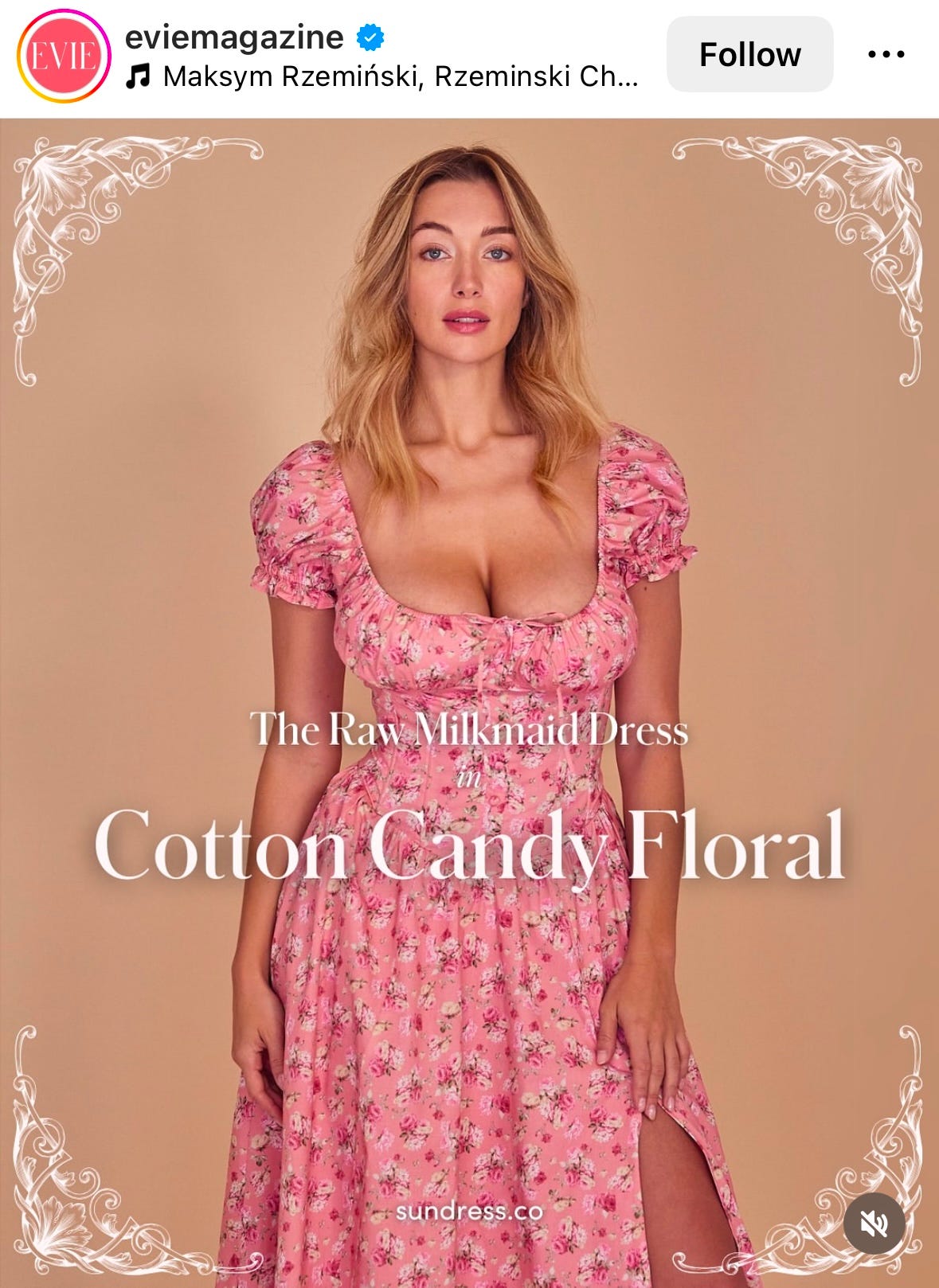 ワンピース MILK Sweet soda dress MILK（ミルク）の「Sweet soda ドレス（ドレス）」 - WEAR